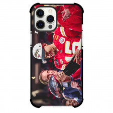 NFL Kansas City Chiefs Phone Case For iPhone Samsung Galaxy Pixel OnePlus Vivo Xiaomi Asus Sony Motorola Nokia - Kansas City Chiefs Patrick Mahomes Celebrates And Holding Trophy Poster