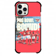 NFL Kansas City Chiefs Phone Case For iPhone Samsung Galaxy Pixel OnePlus Vivo Xiaomi Asus Sony Motorola Nokia - Chiefs Players Ready To Play Action With Text Pro Bowl Bound