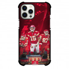 NFL Kansas City Chiefs Phone Case For iPhone Samsung Galaxy Pixel OnePlus Vivo Xiaomi Asus Sony Motorola Nokia - Chiefs Players Field Goal Celebration On Red Background At Union Station