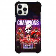NFL Kansas City Chiefs Phone Case For iPhone Samsung Galaxy Pixel OnePlus Vivo Xiaomi Asus Sony Motorola Nokia - Kansas City Chiefs Super Bowl LVlll Champions Neon Effect Poster