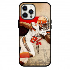NFL Nick Chubb Phone Case For iPhone Samsung Galaxy Pixel OnePlus Vivo Xiaomi Asus Sony Motorola Nokia - Nick Chubb Cleveland Browns 24 Running With Ball