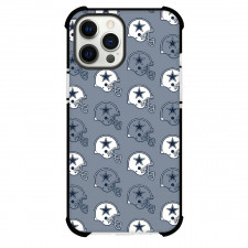 NFL Dallas Cowboys Phone Case For iPhone Samsung Galaxy Pixel OnePlus Vivo Xiaomi Asus Sony Motorola Nokia - Cowboys Helmet Repeat Pattern Seamless On Ash Background