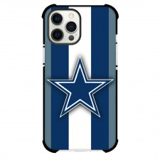 NFL Dallas Cowboys Phone Case For iPhone Samsung Galaxy Pixel OnePlus Vivo Xiaomi Asus Sony Motorola Nokia - Cowboys Logo On Blue White And Ash Stripes
