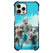 NFL Miami Dolphins Phone Case For iPhone Samsung Galaxy Pixel OnePlus Vivo Xiaomi Asus Sony Motorola Nokia - Dolphins Players Holding Ball In Water