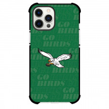 NFL Philadelphia Eagles Phone Case For iPhone Samsung Galaxy Pixel OnePlus Vivo Xiaomi Asus Sony Motorola Nokia - Eagles Eagle On Green Background With Go Birds Text
