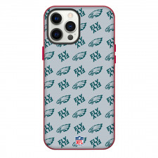 NFL Philadelphia Eagles Phone Case For iPhone Samsung Galaxy Pixel OnePlus Vivo Xiaomi Asus Sony Motorola Nokia - Philadelphia Eagles Logo Fly Pattern Art On Gray Background