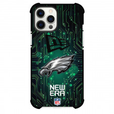 NFL Philadelphia Eagles Phone Case For iPhone Samsung Galaxy Pixel OnePlus Vivo Xiaomi Asus Sony Motorola Nokia - Philadelphia Eagles Logo On Green Technology Pattern Art