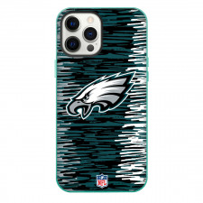 NFL Philadelphia Eagles Phone Case For iPhone Samsung Galaxy Pixel OnePlus Vivo Xiaomi Asus Sony Motorola Nokia - Philadelphia Eagles Logo On Hand Draw Green White Bursh Strokes Background