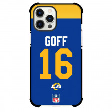 NFL Jared Goff Phone Case For iPhone Samsung Galaxy Pixel OnePlus Vivo Xiaomi Asus Sony Motorola Nokia - Jared Goff 16 Los Angeles Rams Jersey Number Poster
