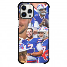 NFL Josh Allen Phone Case For iPhone Samsung Galaxy Pixel OnePlus Vivo Xiaomi Asus Sony Motorola Nokia - Josh Allen 17 Buffalo Bills Portrait Collage
