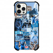 NFL Detroit Lions Phone Case For iPhone Samsung Galaxy Pixel OnePlus Vivo Xiaomi Asus Sony Motorola Nokia - Detroit Lions Collage Poster