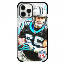 NFL Christian Mccaffrey Phone Case For iPhone Samsung Galaxy Pixel OnePlus Vivo Xiaomi Asus Sony Motorola Nokia - Christian Mccaffrey 22 Carolina Panthers Rushing Play On Graphic Art