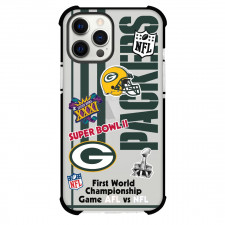 NFL Green Bay Packers Phone Case For iPhone Samsung Galaxy Pixel OnePlus Vivo Xiaomi Asus Sony Motorola Nokia - Green Bay Packers Super Bowl Championship Mania Collage Logo