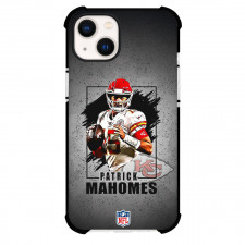 NFL Patrick Mahomes Phone Case For iPhone Samsung Galaxy Pixel OnePlus Vivo Xiaomi Asus Sony Motorola Nokia - Patrick Mahomes Illustration Art On Gray Background