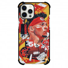 NFL Patrick Mahomes Phone Case For iPhone Samsung Galaxy Pixel OnePlus Vivo Xiaomi Asus Sony Motorola Nokia - Patrick Mahomes Kansas City Chiefs Side Portrait Wpap Graphic Art