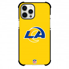 NFL Los Angeles Rams Phone Case For iPhone Samsung Galaxy Pixel OnePlus Vivo Xiaomi Asus Sony Motorola Nokia - Los Angeles Rams Logo On Yellow Background