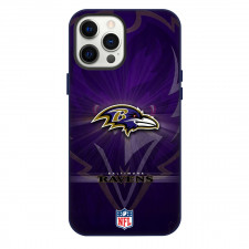 NFL Baltimore Ravens Phone Case For iPhone Samsung Galaxy Pixel OnePlus Vivo Xiaomi Asus Sony Motorola Nokia - Baltimore Ravens Logo On Blue Background