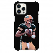 NFL Aaron Rodgers Phone Case For iPhone Samsung Galaxy Pixel OnePlus Vivo Xiaomi Asus Sony Motorola Nokia - Aaron Rodgers Holding Ball Side Candid
