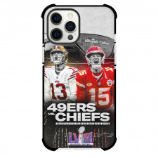 NFL Super Bowl 2024 Phone Case For iPhone Samsung Galaxy Pixel OnePlus Vivo Xiaomi Asus Sony Motorola Nokia - Super Bowl 2024 Patrick Mahomes And Brock Purdy Greyscale