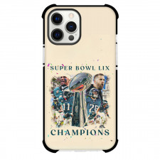 NFL Super Bowl 2025 Phone Case For iPhone Samsung Galaxy Pixel OnePlus Vivo Xiaomi Asus Sony Motorola Nokia - Super Bowl 2025 Philadelphia Eagles Champions Beige Background Poster