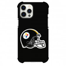NFL Pittsburgh Steelers Phone Case For iPhone Samsung Galaxy Pixel OnePlus Vivo Xiaomi Asus Sony Motorola Nokia - Steelers Helmet With Logo On Black Background