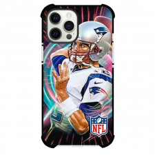 NFL Tom Brady Phone Case For iPhone Samsung Galaxy Pixel OnePlus Vivo Xiaomi Asus Sony Motorola Nokia - Tom Brady 12 Tampa Bay Buccaneers Forward Pass On Graphic Art