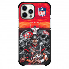 NFL Tom Brady Phone Case For iPhone Samsung Galaxy Pixel OnePlus Vivo Xiaomi Asus Sony Motorola Nokia - Tom Brady 12 Tampa Bay Buccaneers Grayscale Graphic Art Poster