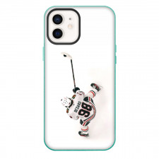 NHL Connor Bedard Phone Case For iPhone Samsung Galaxy Pixel OnePlus Vivo Xiaomi Asus Sony Motorola Nokia - Connor Bedard Chicago Blackhawks White Jersey Clean Minimal Aerial Photography Poster