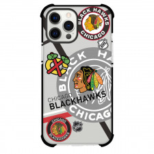 NHL Chicago Blackhawks Phone Case For iPhone Samsung Galaxy Pixel OnePlus Vivo Xiaomi Asus Sony Motorola Nokia - Chicago Blackhawks Mania Collage Logo