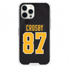 NHL Sidney Crosby Phone Case For iPhone Samsung Galaxy Pixel OnePlus Vivo Xiaomi Asus Sony Motorola Nokia - Sidney Crosby Pittsburgh Penguins Jersey Number 81 Minimalist Poster