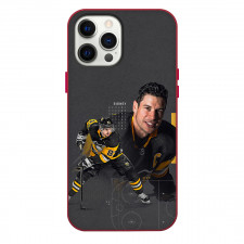 NHL Sidney Crosby Phone Case For iPhone Samsung Galaxy Pixel OnePlus Vivo Xiaomi Asus Sony Motorola Nokia - Sidney Crosby Pittsburgh Penguins Skating Action Pose And Smiling Portrait Poster