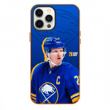 NHL Rasmus Dahlin Phone Case For iPhone Samsung Galaxy Pixel OnePlus Vivo Xiaomi Asus Sony Motorola Nokia - Rasmus Dahlin Buffalo Sabres Portrait On Blue Background