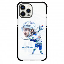 NHL Quinn Hughes Phone Case For iPhone Samsung Galaxy Pixel OnePlus Vivo Xiaomi Asus Sony Motorola Nokia - Quinn Hughes Vancouver Canucks White Ice Edition Poster
