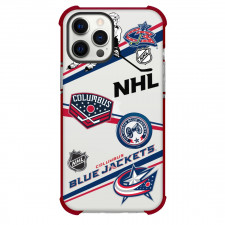 NHL Columbus Blue Jackets Phone Case For iPhone Samsung Galaxy Pixel OnePlus Vivo Xiaomi Asus Sony Motorola Nokia - Columbus Blue Jackets Mania Collage Logo