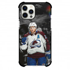 NHL Nathan MacKinnon Phone Case For iPhone Samsung Galaxy Pixel OnePlus Vivo Xiaomi Asus Sony Motorola Nokia - Nathan MacKinnon Colorado Avalanche Cinematic Ice Warrior Poster