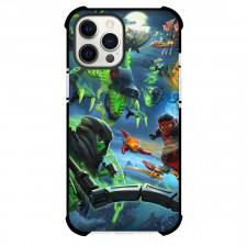 Ninjago Phone Case For iPhone Samsung Galaxy Pixel OnePlus Vivo Xiaomi Asus Sony Motorola Nokia - Characters Fighting Night Sky Background