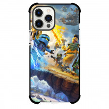 Ninjago Phone Case For iPhone Samsung Galaxy Pixel OnePlus Vivo Xiaomi Asus Sony Motorola Nokia - Characters Fighting Sky Background