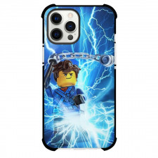Ninjago Jay Phone Case For iPhone Samsung Galaxy Pixel OnePlus Vivo Xiaomi Asus Sony Motorola Nokia - Jay Portrait Lightning Background