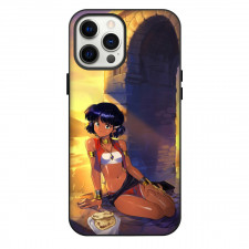 Nadia The Secret of Blue Water Nadia La Arwall Phone Case For iPhone Samsung Galaxy Pixel OnePlus Vivo Xiaomi Asus Sony Motorola Nokia - Nadia La Arwall Sitting Smiling Portrait