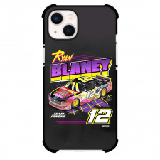 Nascar Phone Case For iPhone Samsung Galaxy Pixel OnePlus Vivo Xiaomi Asus Sony Motorola Nokia - Nascar Ryan Blaney 12 Graphic Art On Black Background