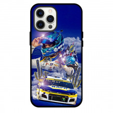 Nascar Phone Case For iPhone Samsung Galaxy Pixel OnePlus Vivo Xiaomi Asus Sony Motorola Nokia - Nascar Chase Elliott The Nascar Champion Holding Blue Helmet Poster