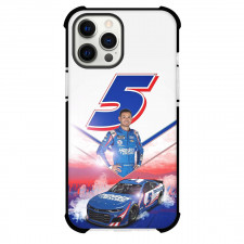 Nascar Phone Case For iPhone Samsung Galaxy Pixel OnePlus Vivo Xiaomi Asus Sony Motorola Nokia - Nascar Kyle Larson 5 Portrait And Car Art Poster