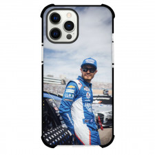 Nascar Phone Case For iPhone Samsung Galaxy Pixel OnePlus Vivo Xiaomi Asus Sony Motorola Nokia - Nascar Kyle Larson Standing With His Car Poster