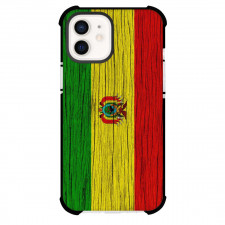 Bolivia Phone Case For iPhone Samsung Galaxy Pixel OnePlus Vivo Xiaomi Asus Sony Motorola Nokia - Bolivia Flag Painted On Wood Poster