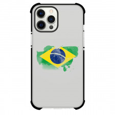 Brazil Phone Case For iPhone Samsung Galaxy Pixel OnePlus Vivo Xiaomi Asus Sony Motorola Nokia - Brazil Flag Painted By Water Color Poster
