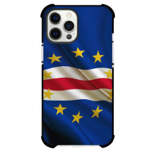Cape Verde Phone Case For iPhone Samsung Galaxy Pixel OnePlus Vivo Xiaomi Asus Sony Motorola Nokia - Cape Verde Flag Blowing in The Wind Poster
