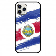 Costa Rica Phone Case For iPhone Samsung Galaxy Pixel OnePlus Vivo Xiaomi Asus Sony Motorola Nokia - Costa Rica Flag Brush Painted Poster
