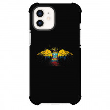 Ecuador Phone Case For iPhone Samsung Galaxy Pixel OnePlus Vivo Xiaomi Asus Sony Motorola Nokia - Ecuador Flag Symbol On Black Background