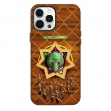 Native American Cherokee Tribe Phone Case For iPhone Samsung Galaxy Pixel OnePlus Vivo Xiaomi Asus Sony Motorola Nokia - Cherokee Tribe Wild Potato Clan Mask Poster