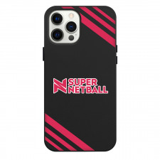 Super Netball League Phone Case For iPhone Samsung Galaxy Pixel OnePlus Vivo Xiaomi Asus Sony Motorola Nokia - Large Logo With Stripe